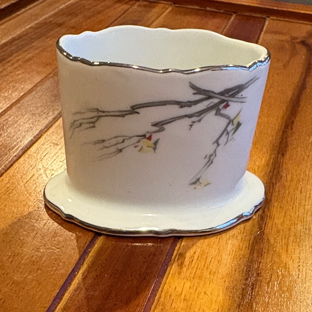 Rare Royal Bayreuth Germany Cigarette Toothpick Holder Vintage